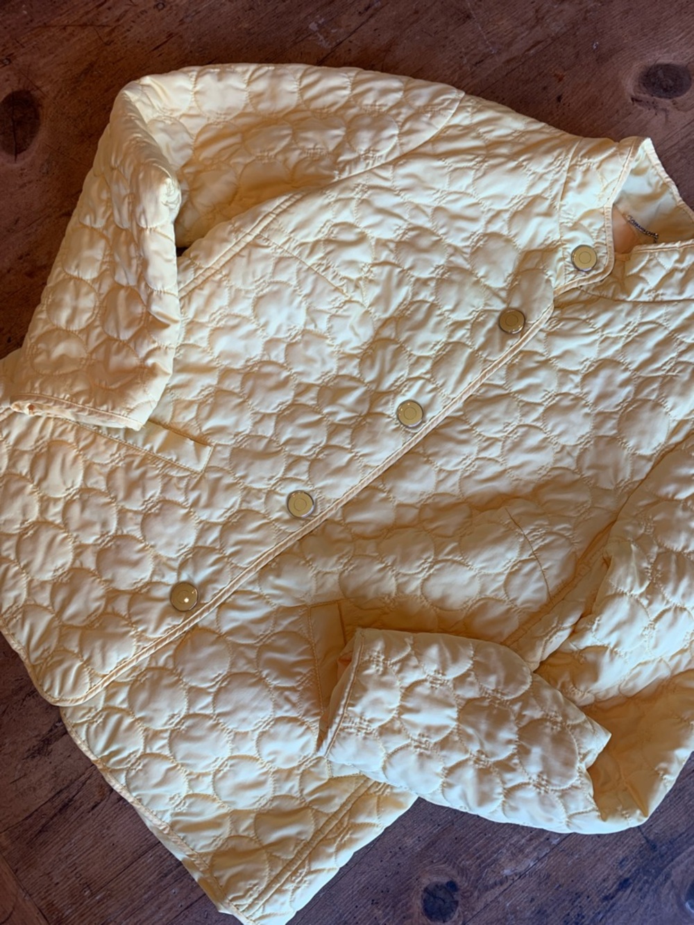Charter Club Sunny Yellow Quilted Blazer - Picture 4 of 16